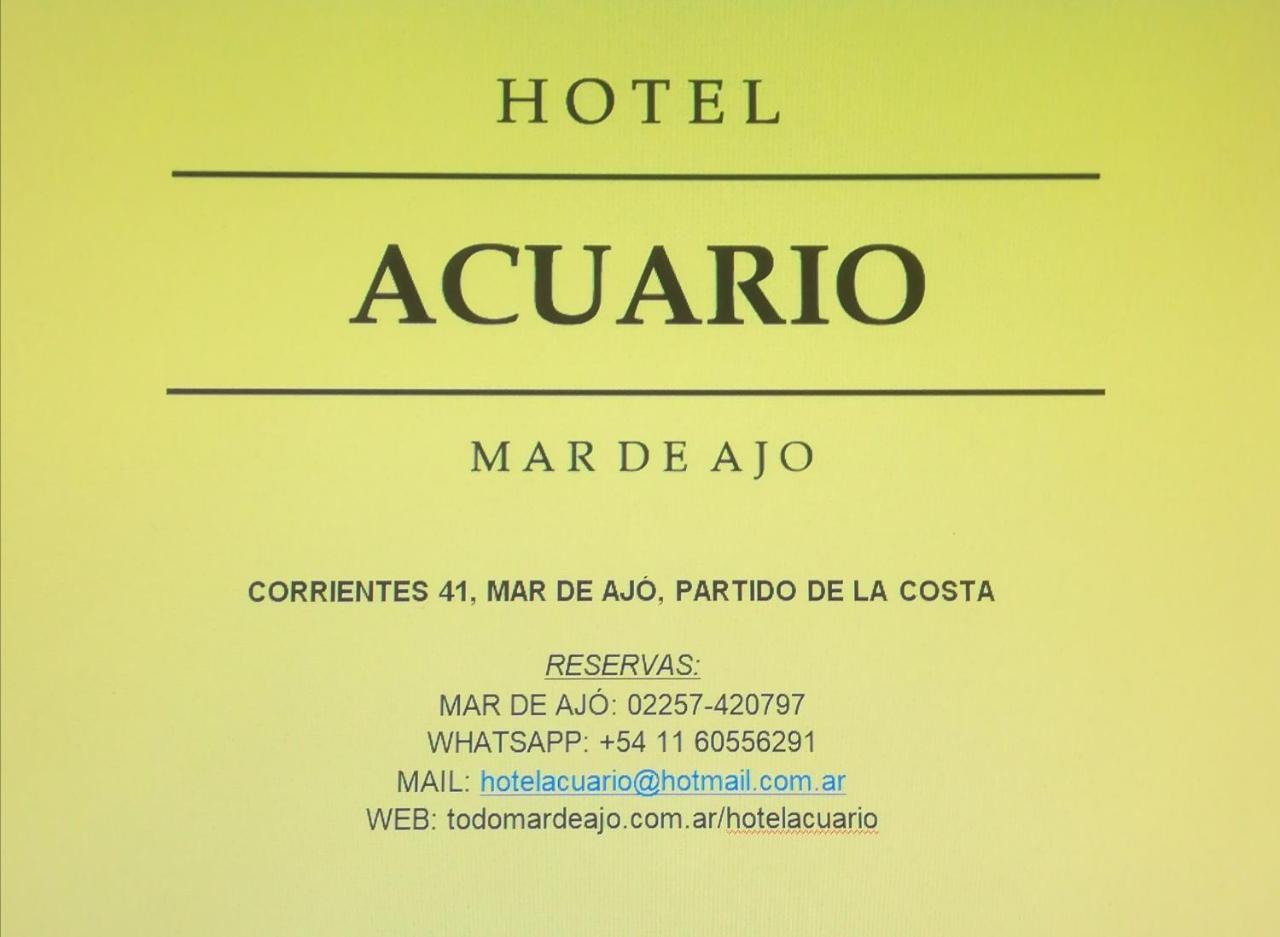 Hotel Acuario Mar de Ajó Eksteriør bilde